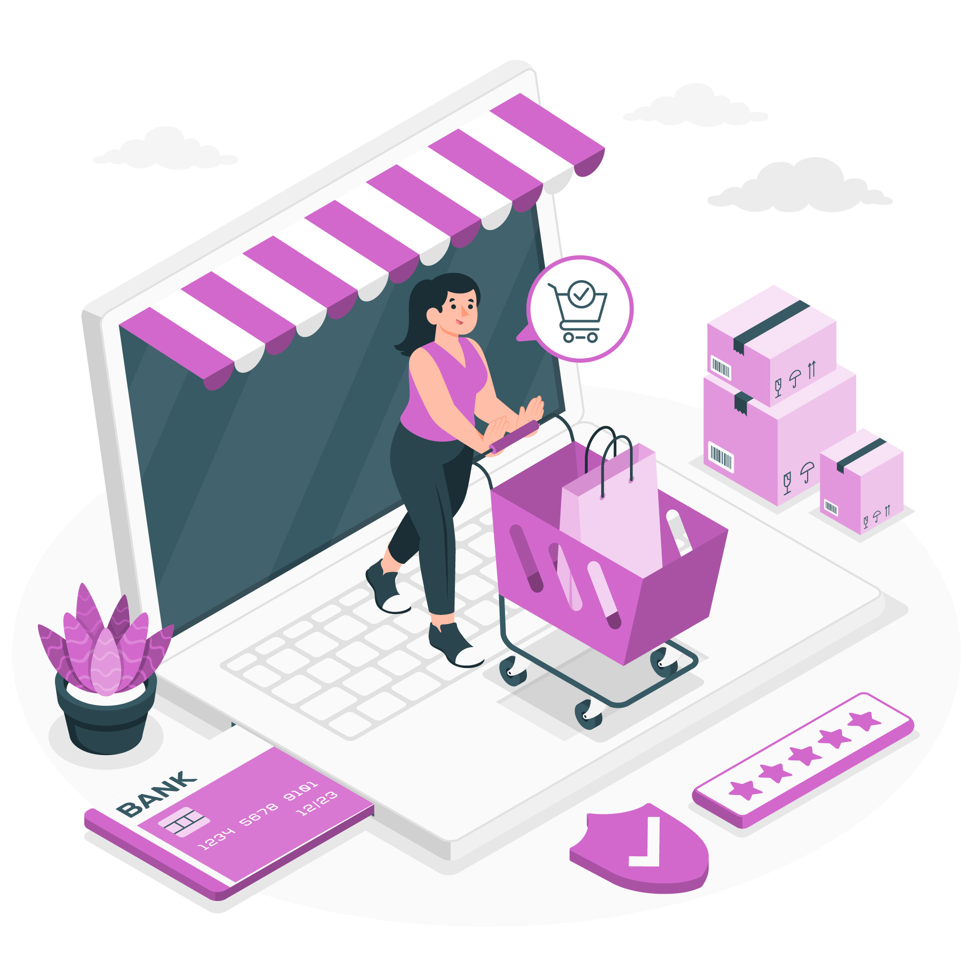 Successful ecommerce website